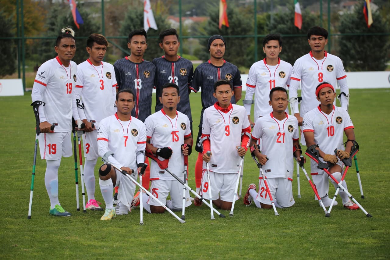 Timnas Garuda INAF Berlaga di Piala Dunia Sepak Bola Amputasi 2022