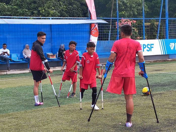 Jogja Amputee Club Football (JAMP FC) Ikuti Coaching Clinic di Jakarta